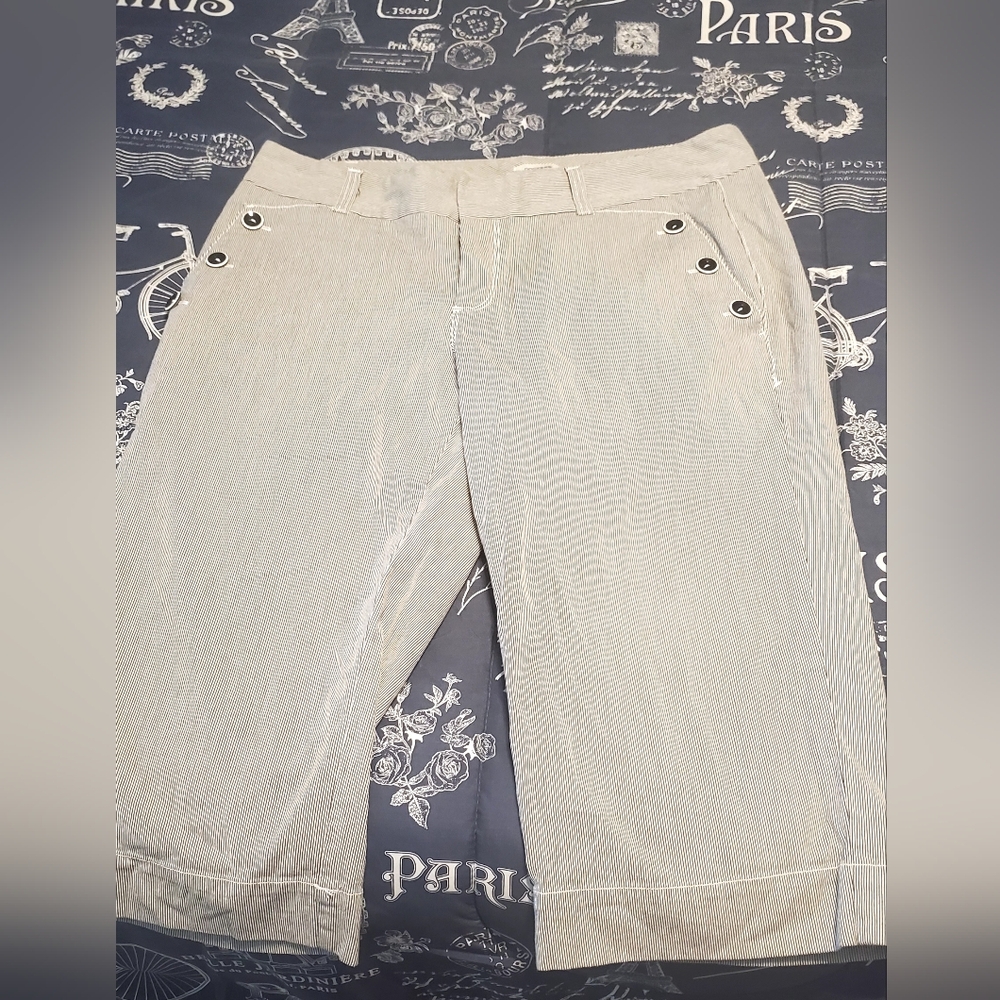 Dockers Striped Cropped Pants